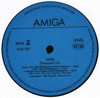 LP Sade: Diamond Life 42434