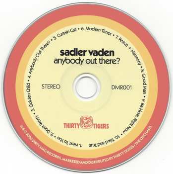 CD Sadler Vaden: Anybody Out There? 2507