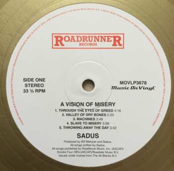 LP Sadus: A Vision Of Misery CLR | LTD | NUM 564745