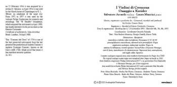 SACD Salvatore Accardo: I Violini Di Cremona (Omaggio A Kreisler - Volume II) 479058