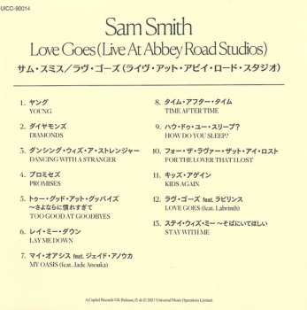 CD Sam Smith: Love Goes (Live At Abbey Road Studios) LTD 639574