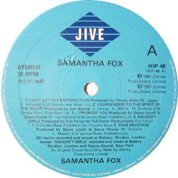 LP Samantha Fox: Samantha Fox 641156