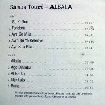 LP/CD Samba Touré: Albala 66398