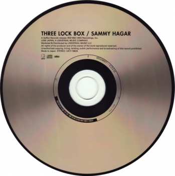 CD Sammy Hagar: Three Lock Box = スリー・ロック・ボックス LTD 36407