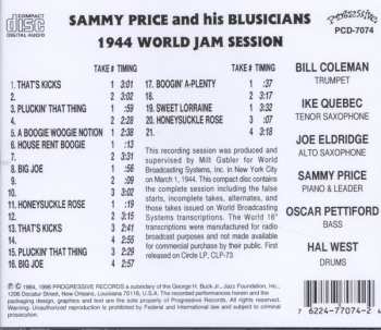 CD Sam Price And His Texas Blusicians: 1944 World Jam Session 429268