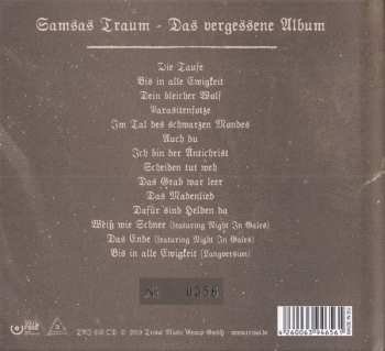 CD Samsas Traum: Das Vergessene Album LTD | NUM 262854