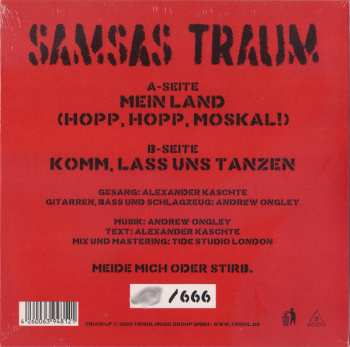 SP Samsas Traum: Mein Land (Hopp, Hopp, Moskal!) LTD | NUM 580884