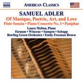 Album Samuel Adler: Of Musique, Poterie, Art, And Love • Flute Sonata • Piano Concerto No. 3 • Pasiphae