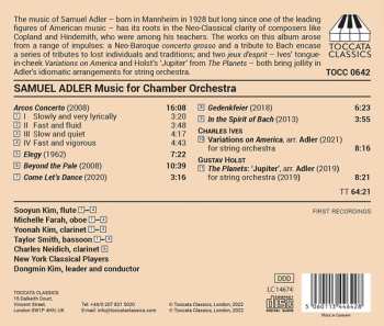 CD Samuel Adler: Music For Chamber Orchestra 556808