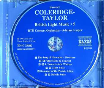 CD Samuel Coleridge-Taylor: British Light Music: Samuel Coleridge-Taylor 560875