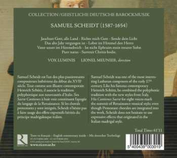 CD Samuel Scheidt: Sacræ Cantiones 174568