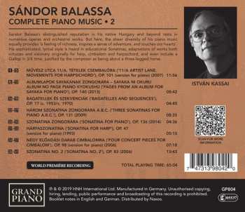 CD Kassai István: Complete Piano Music • 2 117319