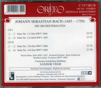 2CD Johann Sebastian Bach: Orchestersuiten BWV 1066-1069 425933