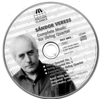 CD Sándor Veress: Complete Music For String Quartet 552351