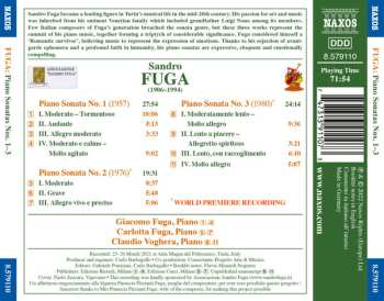 CD Sandro Fuga: Piano Sonatas Nos. 1-3 646523