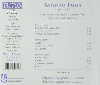 CD Sandro Fuga: Sonate Per Violoncello E Pianoforte 561833