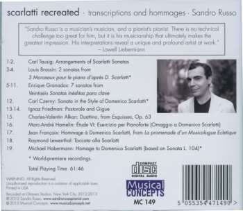 CD Sandro Russo: Scarlatti Recreated. Transcription And Hommages 631993