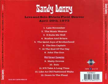 CD Sandy Denny: Live & Solo: Ebbets Field, Denver April 29th, 1973 583304