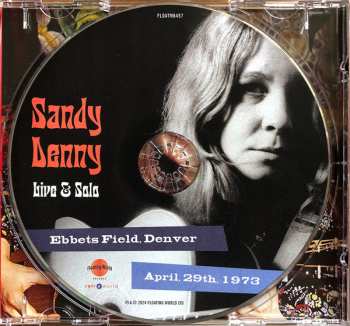 CD Sandy Denny: Live & Solo: Ebbets Field, Denver April 29th, 1973 583304