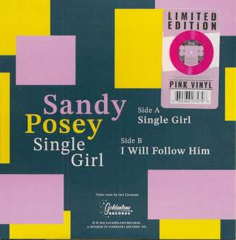 SP Sandy Posey: Single Girl / I Will Follow Him CLR | LTD 553964