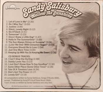 CD Sandy Salisbury: Mellow As Sunshine 560422