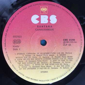 LP Santana: Caravanserai 626206