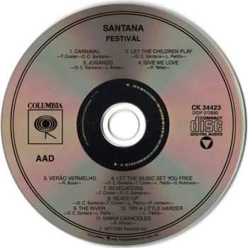 CD Santana: Festival 613133