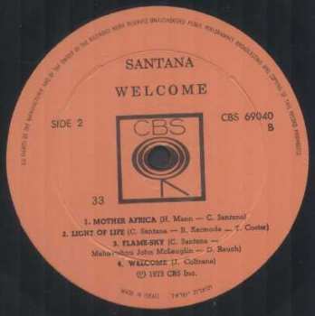 LP Santana: Welcome 653415