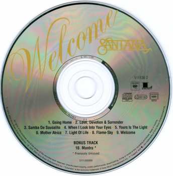 CD Santana: Welcome 39873