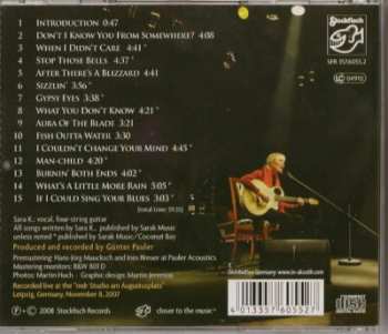 CD Sara K.: Don't I Know You From Somewhere?  Solo Live 422834