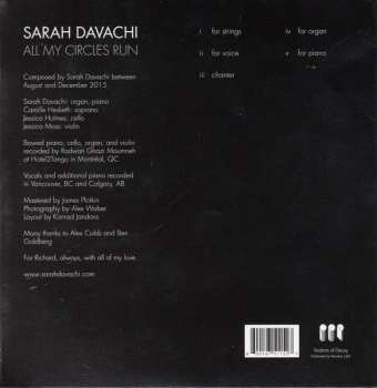 CD Sarah Davachi: All My Circles Run 650944