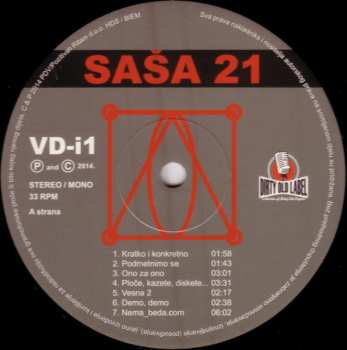 LP Saša 21: VD-i1 LTD | NUM 81800