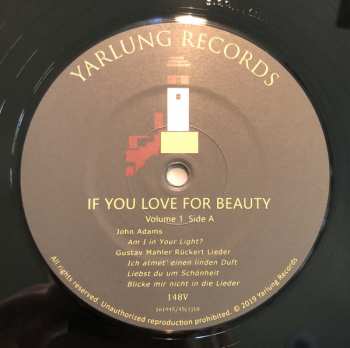 LP Sasha Cooke: If You Love For Beauty 64792