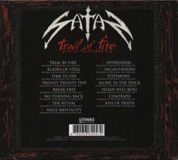 CD Satan: Trail Of Fire - Live In North America 37109