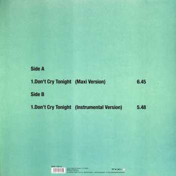 LP Savage: Don't Cry Tonight CLR | LTD 632394