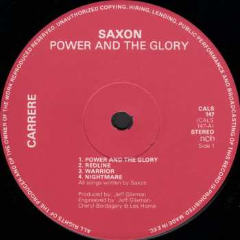 LP Saxon: Power & The Glory 585621