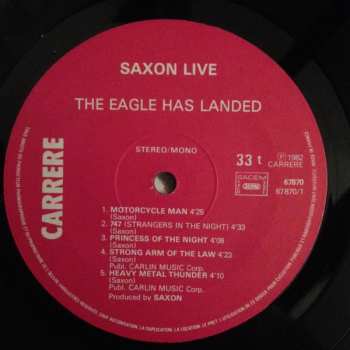 LP Saxon: The Eagle Has Landed (Live) 656274