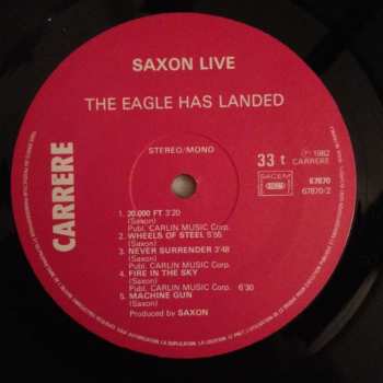 LP Saxon: The Eagle Has Landed (Live) 656274