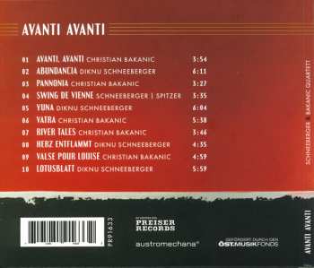 CD Schneeberger & Bakanic Quartett: Avanti Avanti 536910