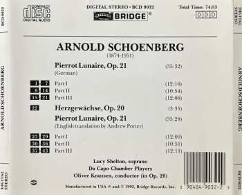 CD Arnold Schoenberg: Pierrot Lunaire (German And English Versions); Herzgewächse 518640