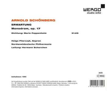 CD Arnold Schoenberg: Erwartung - Monodram, Op. 17 644088