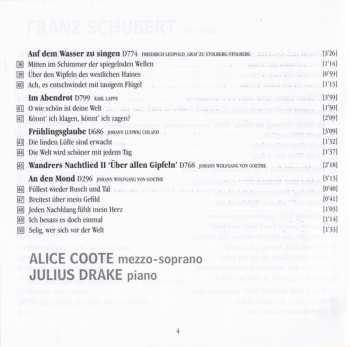 CD Franz Schubert: 21 Songs 564219