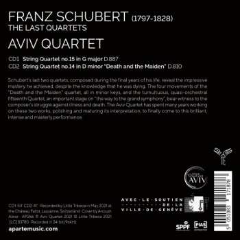 2CD Franz Schubert: The Last Quartets 561298