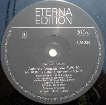 LP Heinrich Schütz: Auferstehungshistorie SWV 50 560467