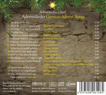 CD Schwesterhochfünf: Adventslieder: German Advent Songs 156205