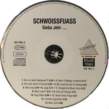 CD Schwoißfuaß: Sieba Johr... 575481