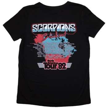 Merch Scorpions: Scorpions Ladies T-shirt: Blackout Tour '82 (back Print) (small) S