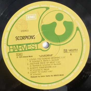 LP Scorpions: Lovedrive 661716