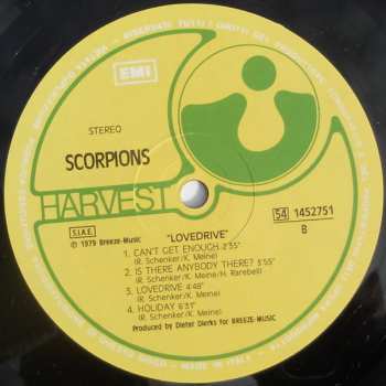 LP Scorpions: Lovedrive 661716