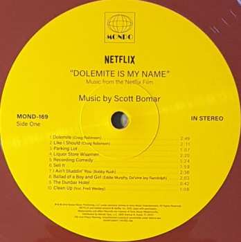 LP Scott Bomar: Dolemite Is My Name (Music From The Netflix Film) CLR 571165